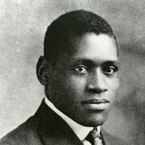 Paul Robeson Rutgers yearbook print 1920