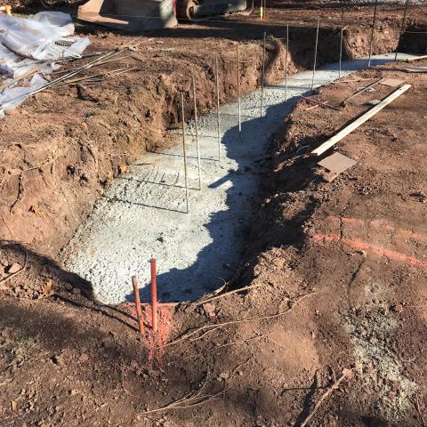 Paul Robeson plaza progress photo