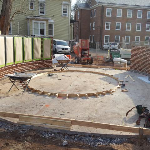 Paul Robeson plaza progress photo